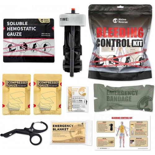 Комплект для остановки кровотечений «Bleeding Control Kit» Rhino Rescue в Прокопьевске