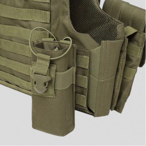 Тактический разгрузочный жилет «5 / пять карманов» с подсумками Tactical Molle Plate Carrier для съемных бронепластин в Прокопьевске